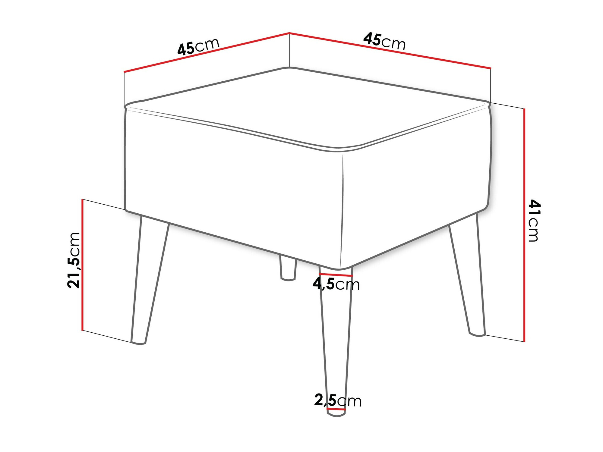 Hocker Comfivo Ulmus IV (Poso 52)