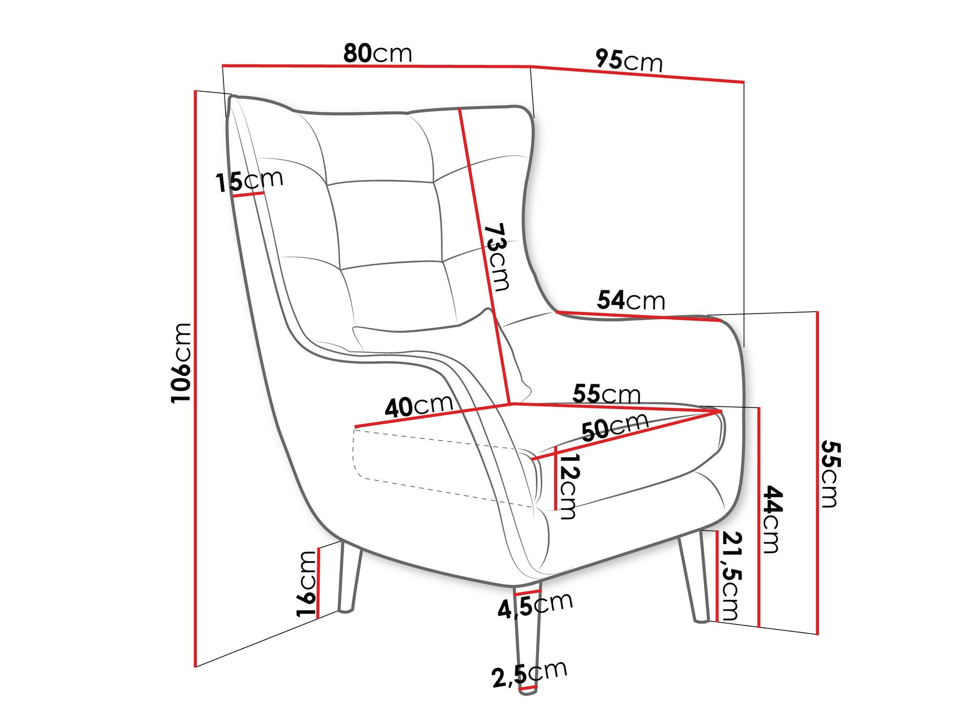 Sessel Comfivo Ulmus III (Poso 02)