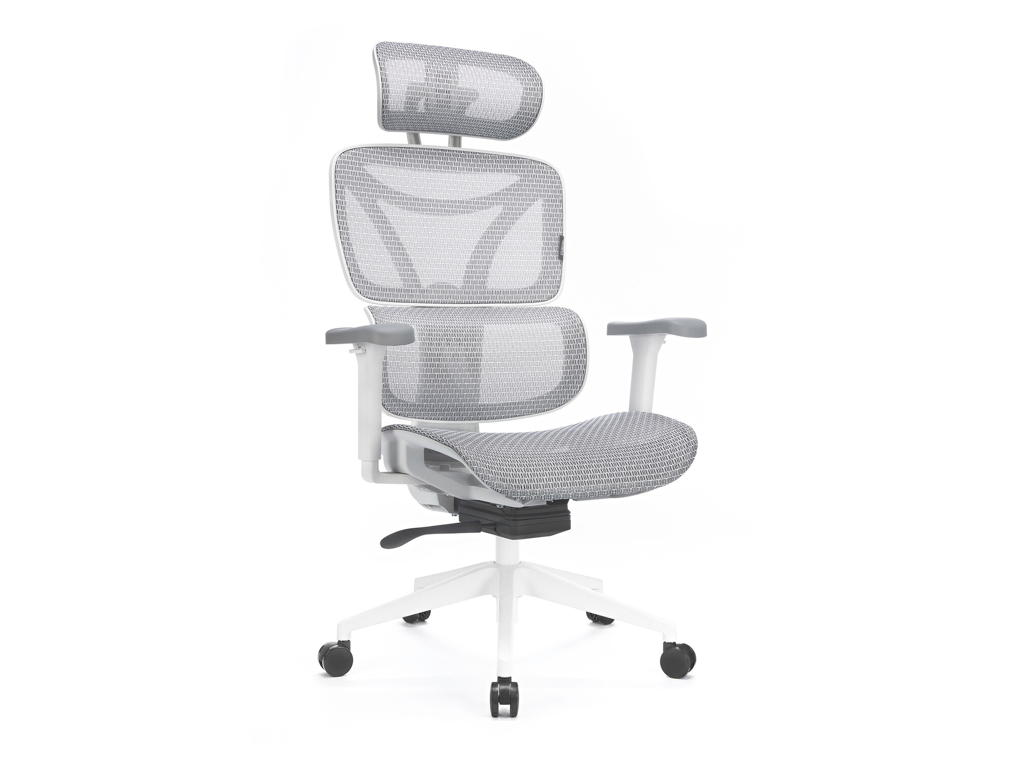 Bürostuhl Lodi 104 (Weiss + Grau)