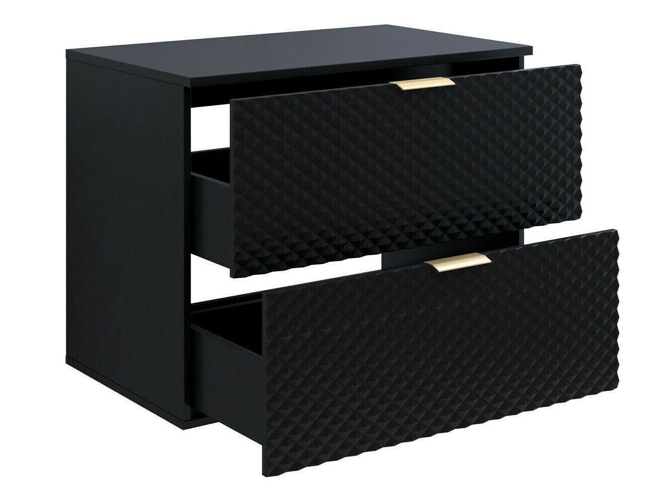 Hängeschrank für Waschbecken Liretu 107 (Schwarz)