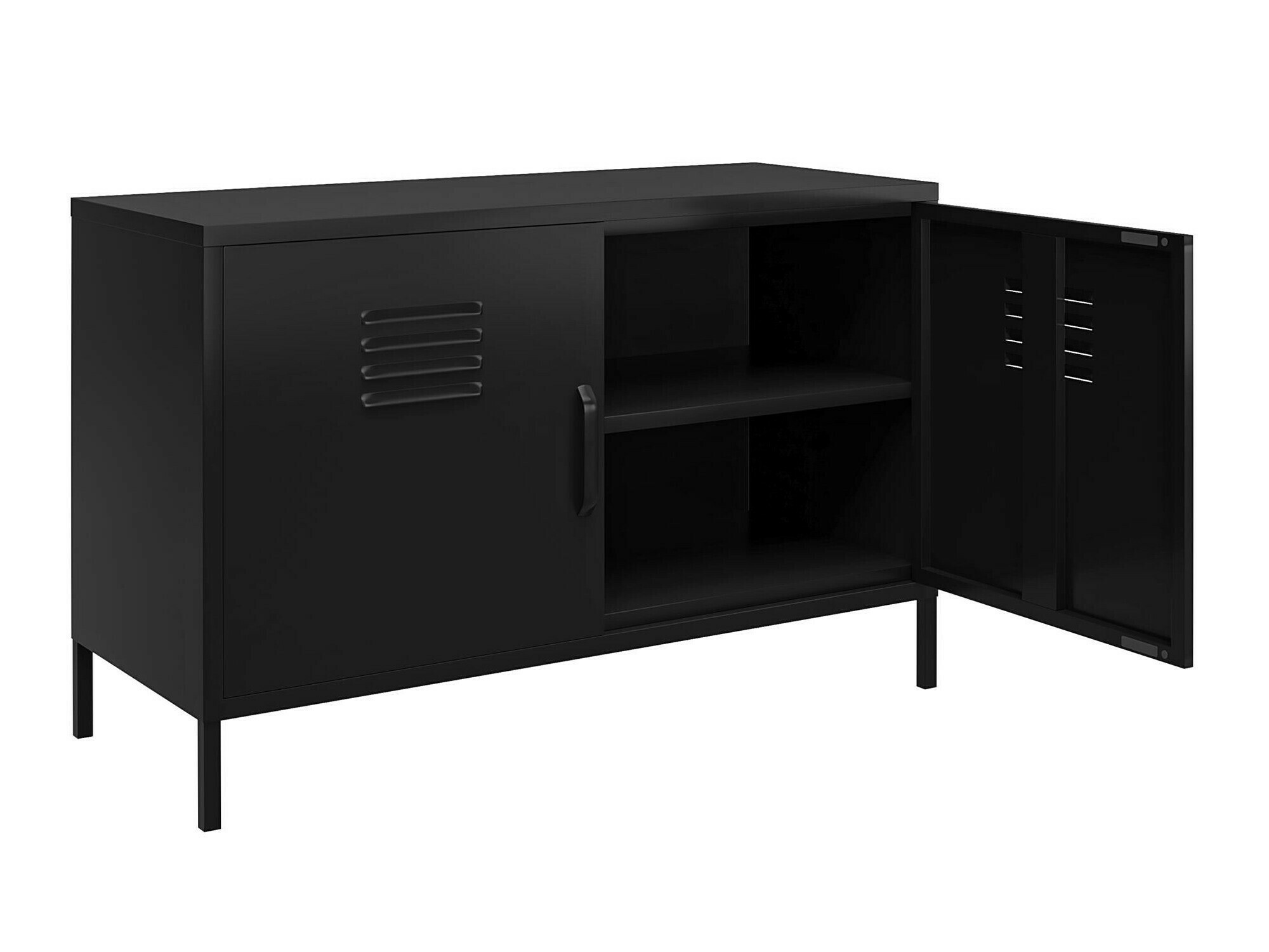 Wohnzimmer-Sets Ophfere 105 (Schwarz)