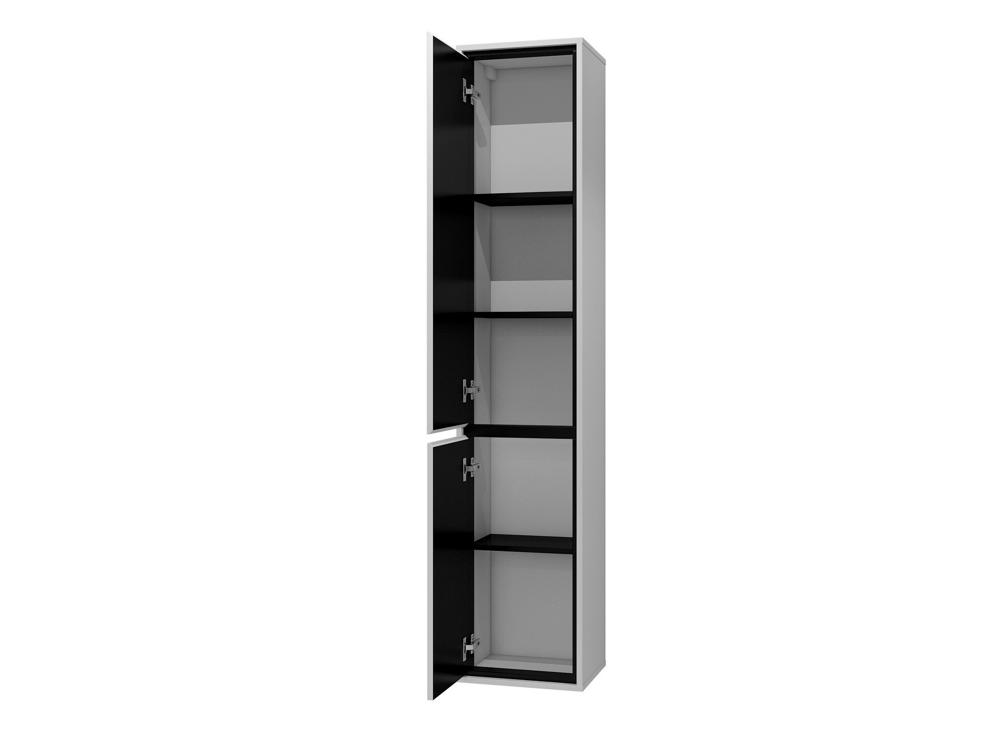 Badezimmer-Set Tecavu 105 (Weiss glänzend + Weiss)