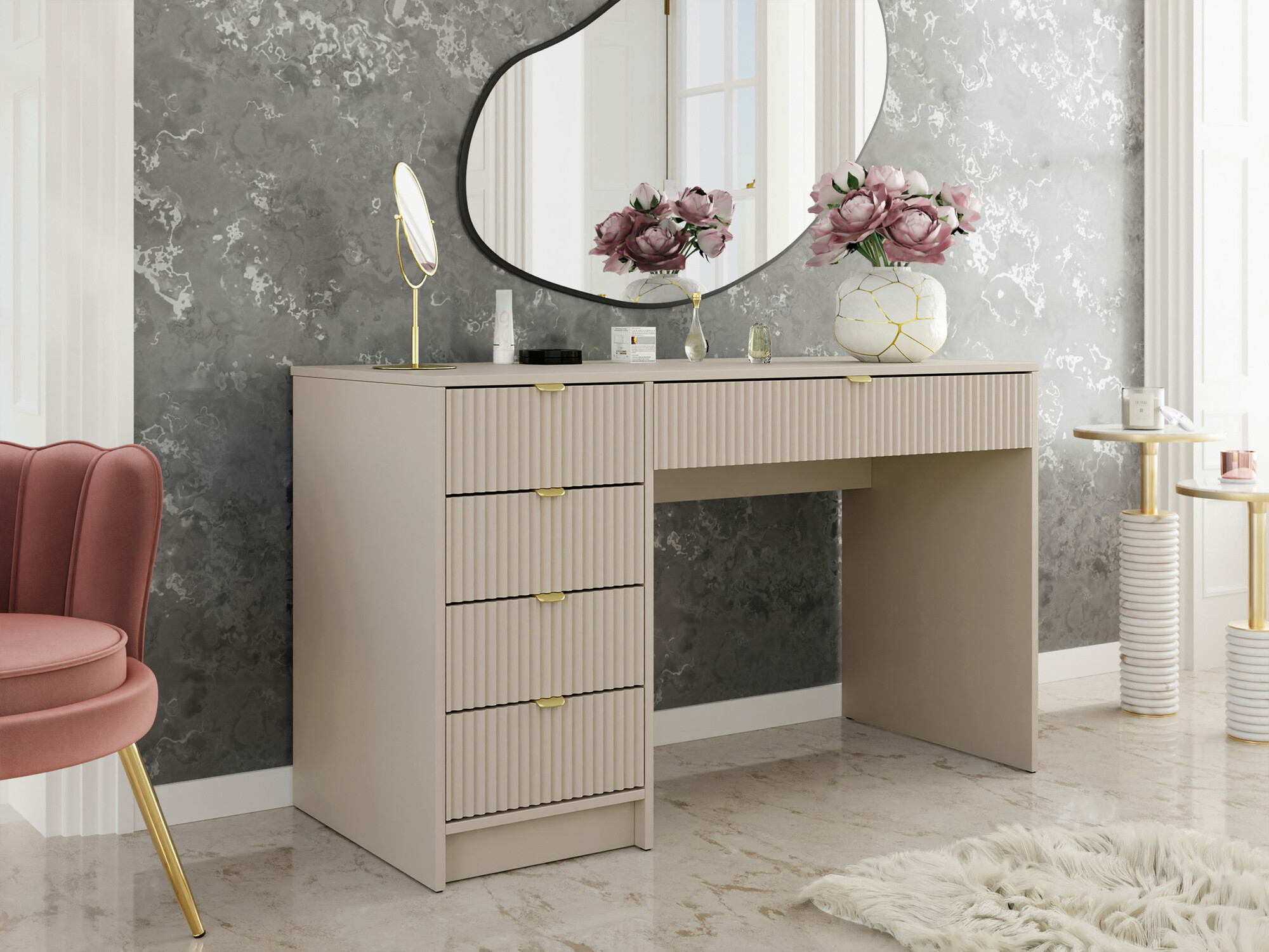Bürotisch Comfivo Papilio (Beige)