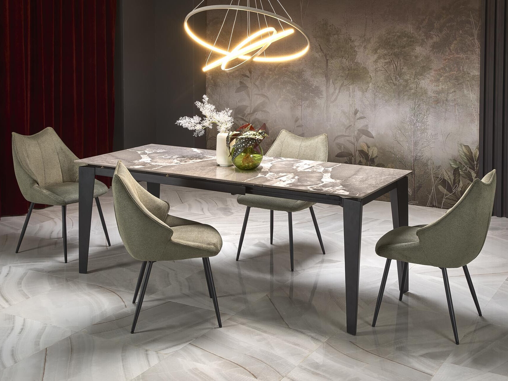 Tisch Houston 2157 (Grauer Marmor)