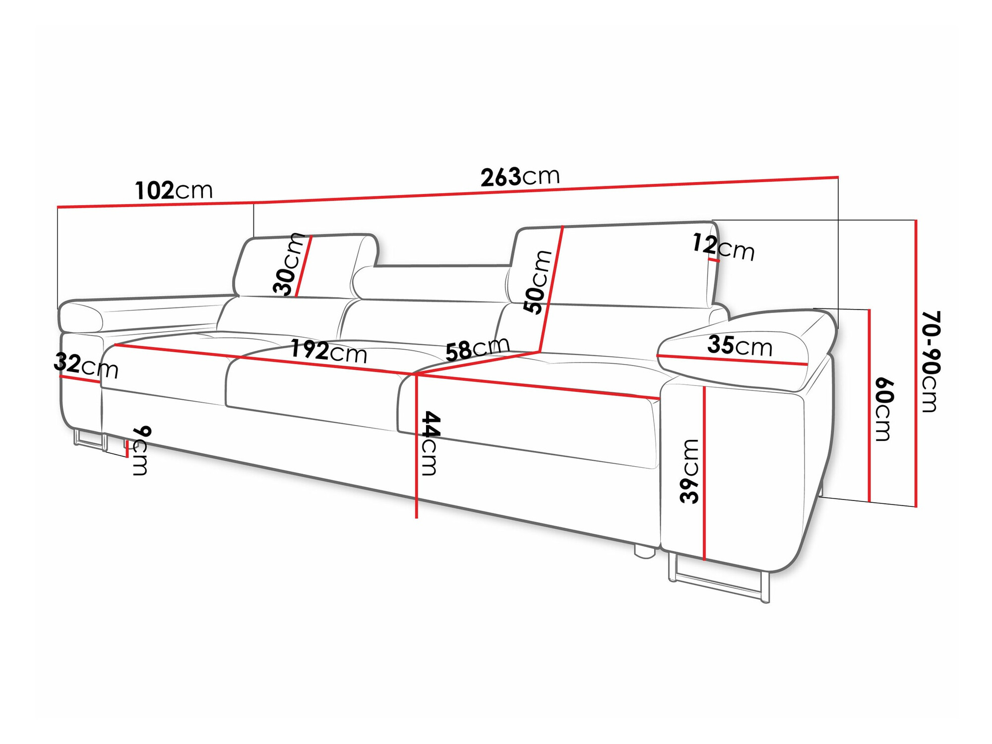 Sofa Comfivo Vinetum III (Flow 06)