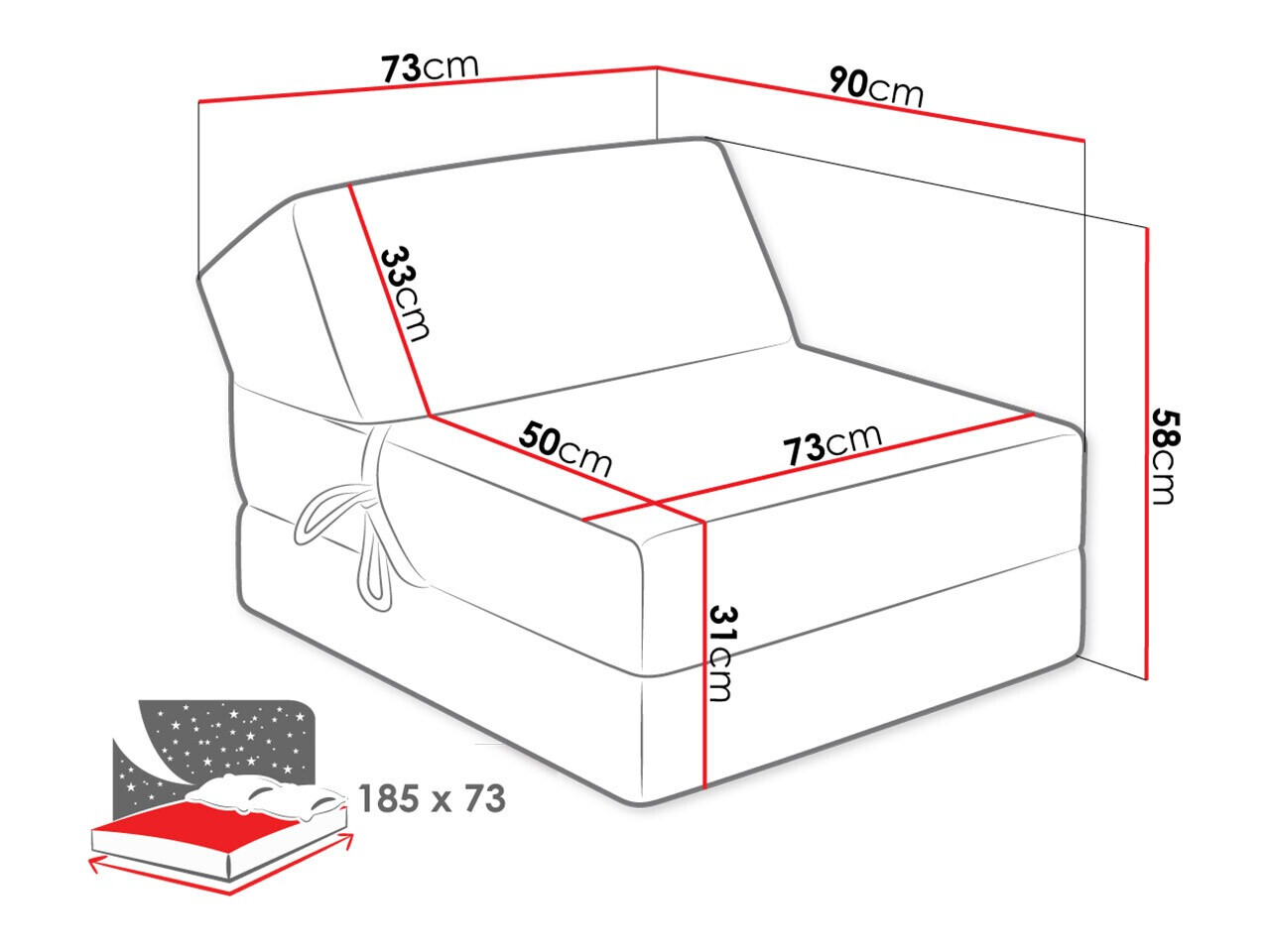 Sessel Comfivo 120 (Poso 135)