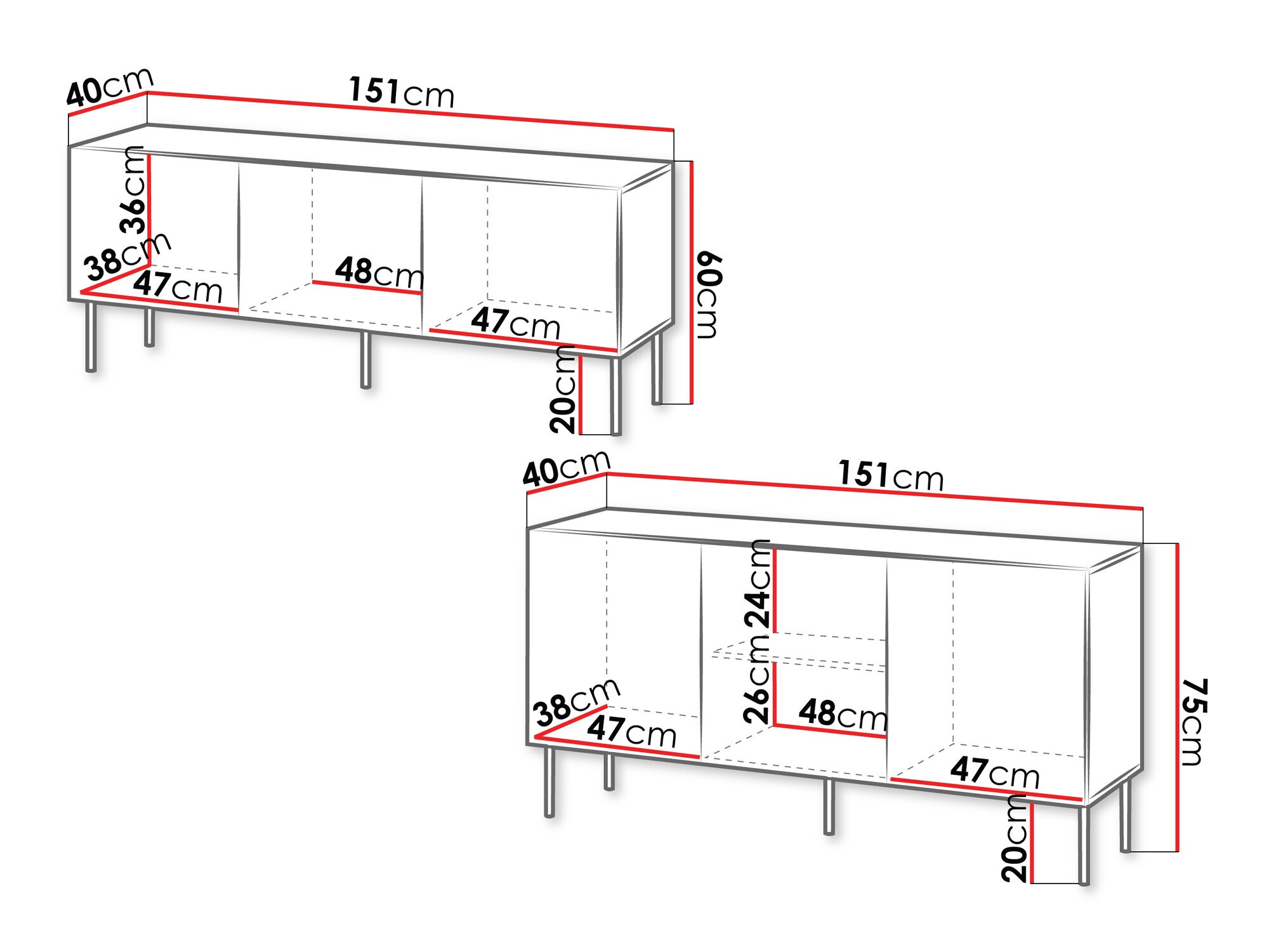 Wohnzimmer-Set Evavese 105 (Schwarz)