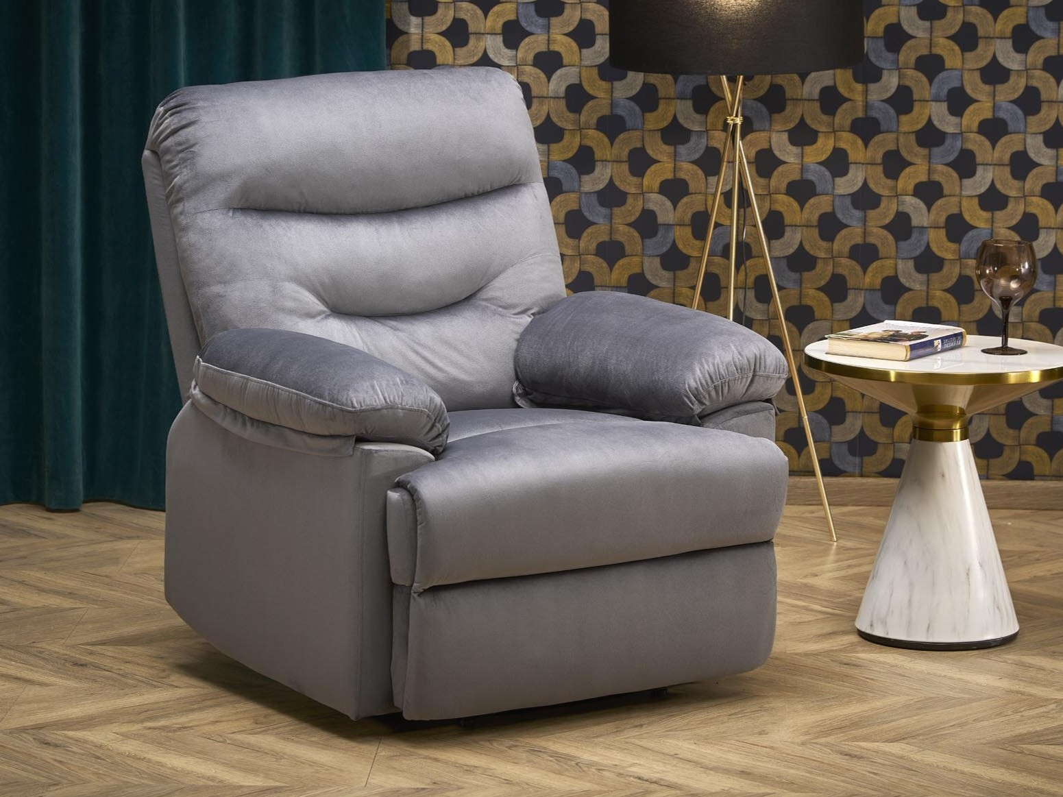 Sessel Liegesessel Houston Terra (Grau)