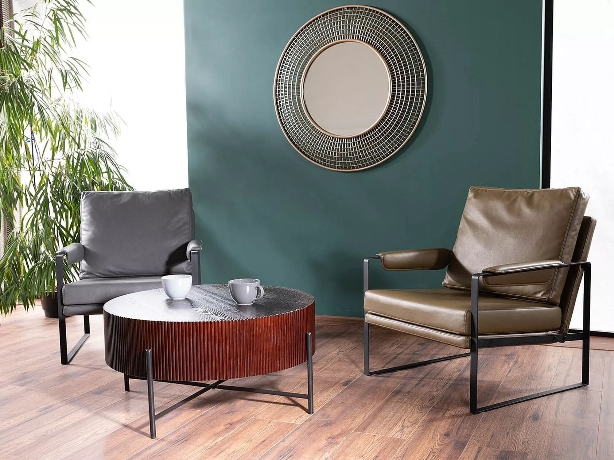 Couchtisch Detroit 1071 (Dunkles Walnussholz)