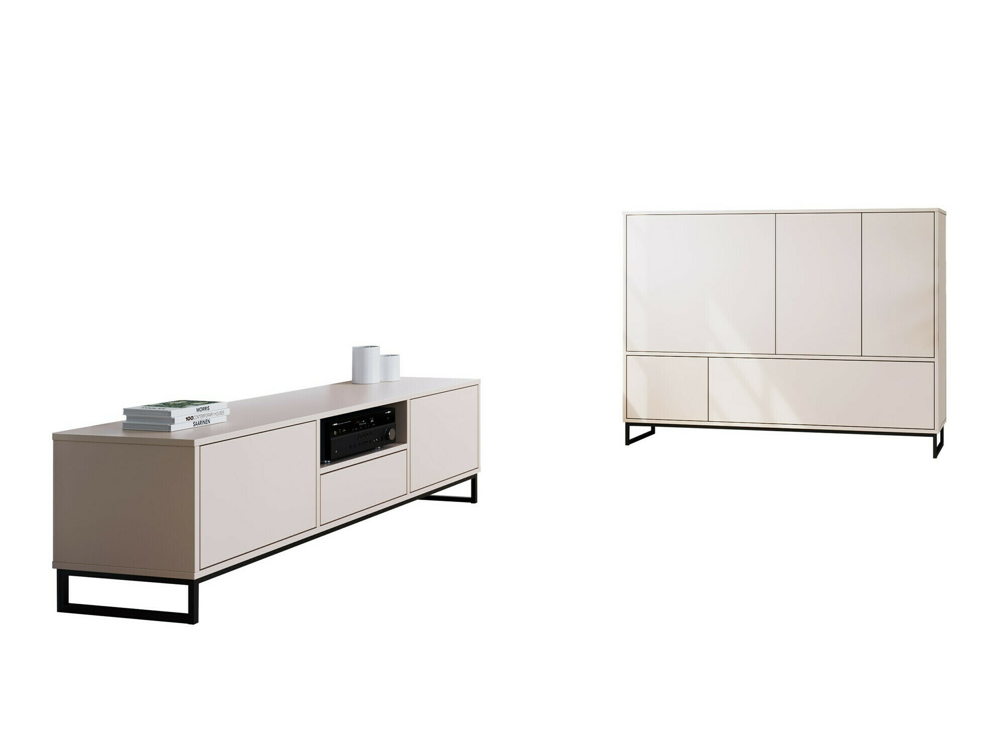 Wohnzimmer-Set Calcalo 109 (Beige)