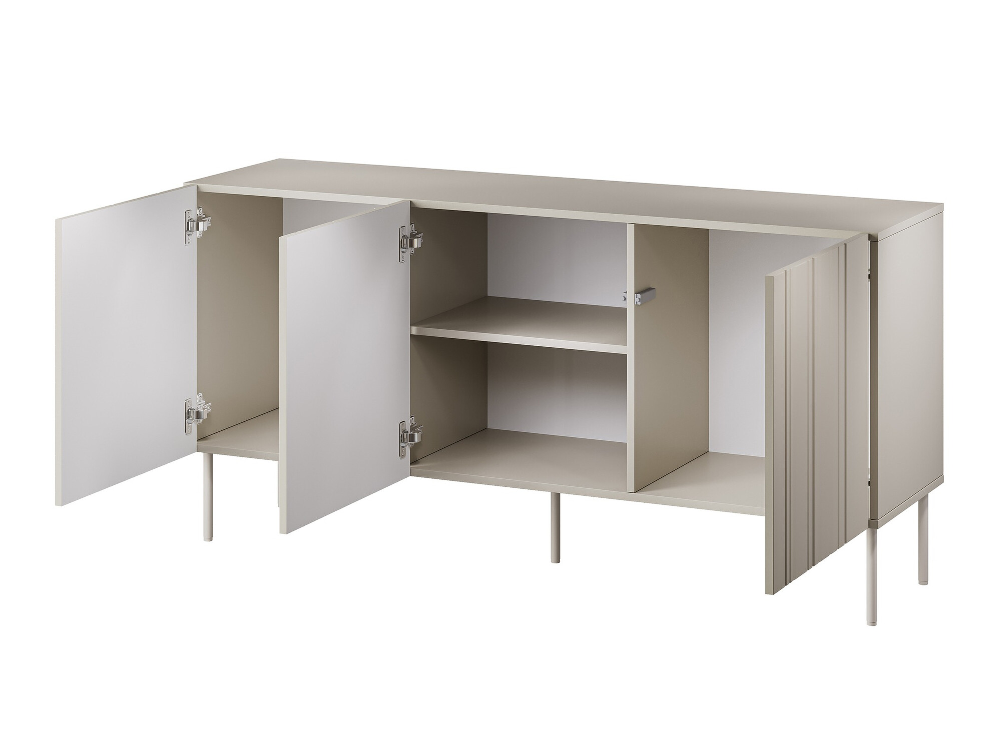 Wohnzimmer-Set Evavese 105 (Beige)