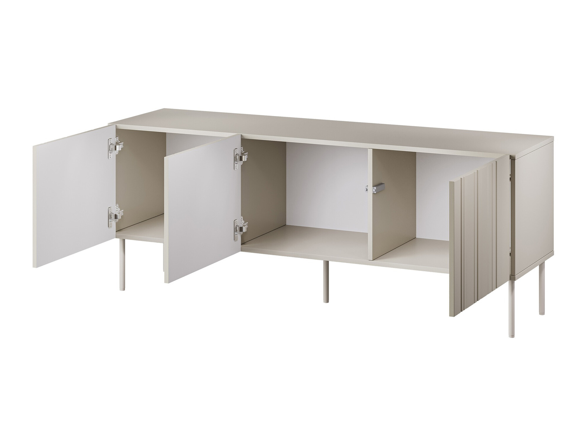 Wohnzimmer-Set Evavese 105 (Schwarz)