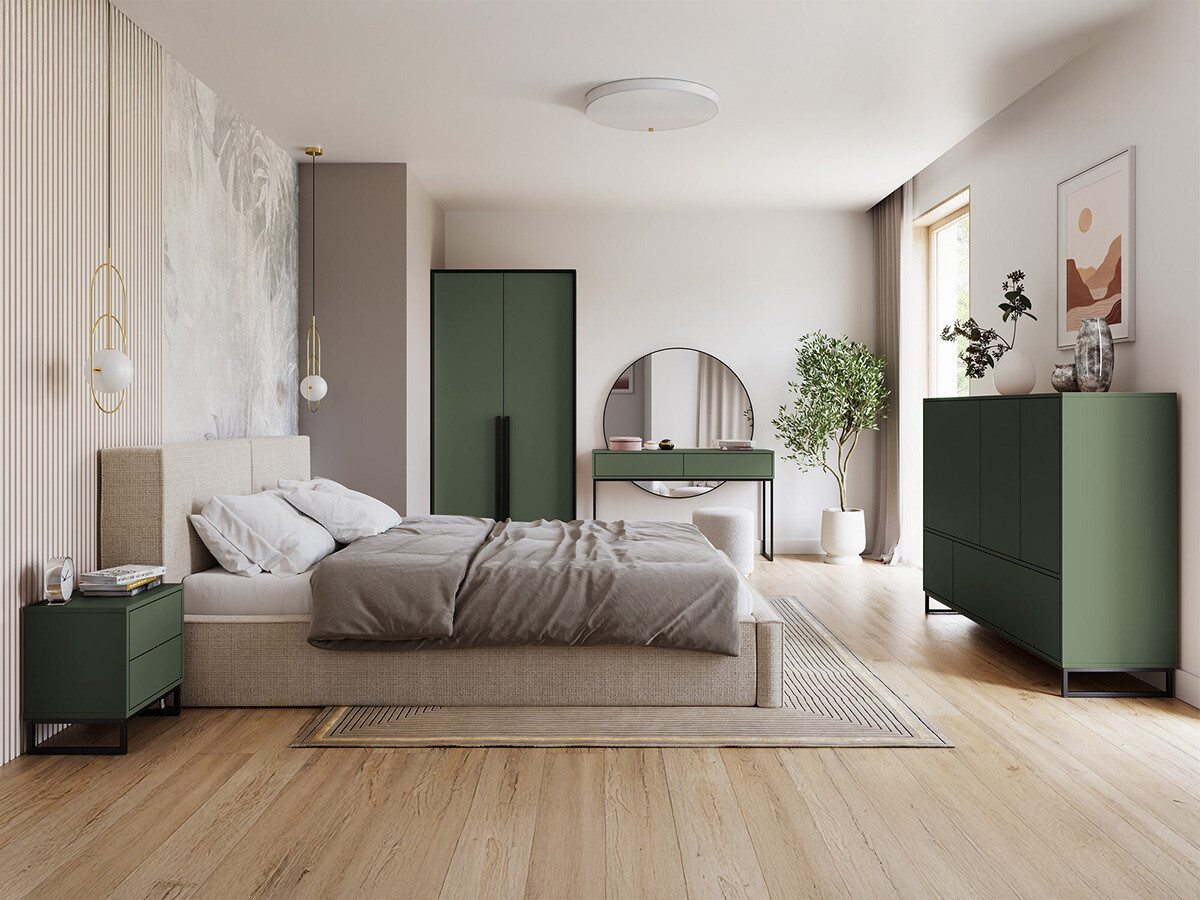 Schlafzimmer-Set Calcalo 110 (Grün)