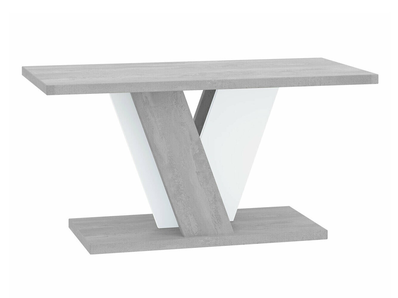 Couchtisch Goodyear 128 (Grau + Weiss)
