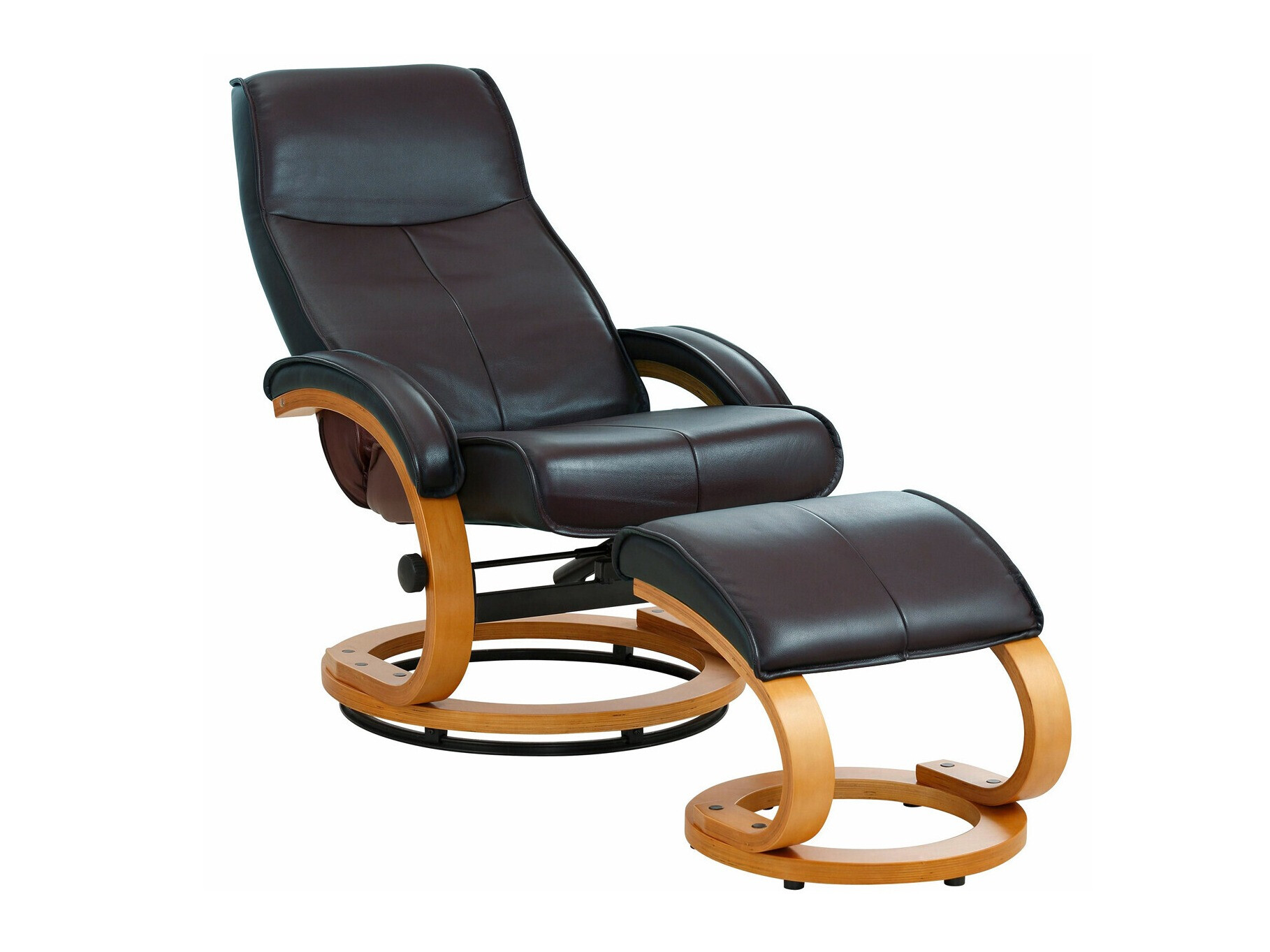 Sessel Denton 196 (Braun + Dunkelgrau)
