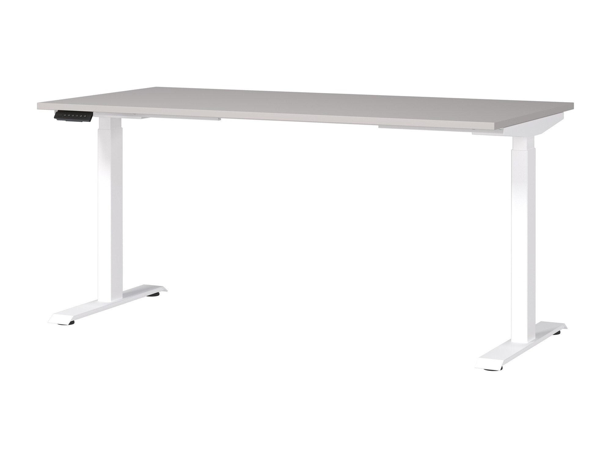 Höhenverstellbarer Schreibtisch Sacramento 416 (Kaschmir + Weiss)