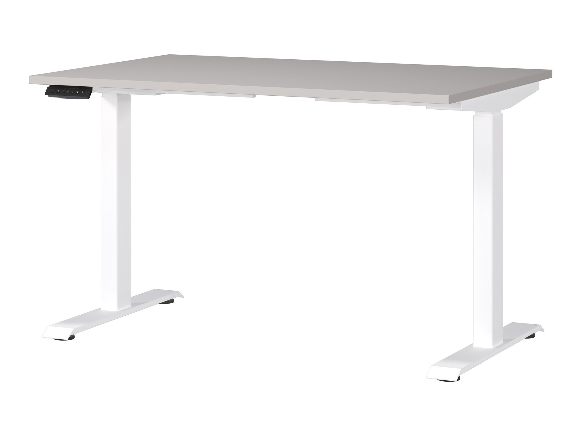 Höhenverstellbarer Schreibtisch Sacramento 417 (Kaschmir + Weiss)