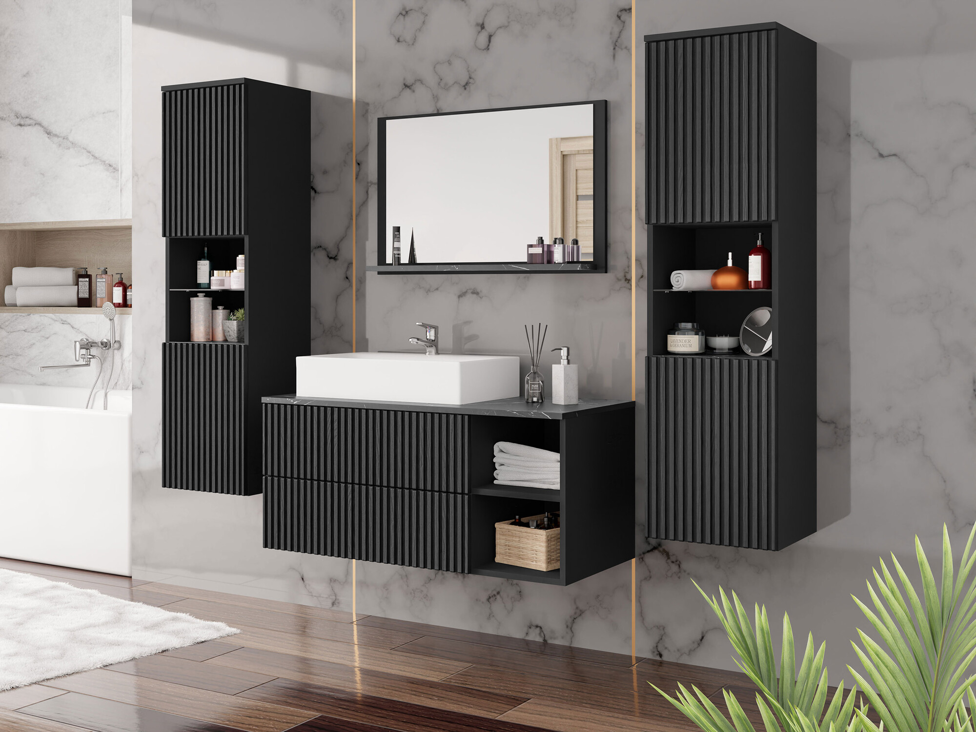 Badezimmer-Set Nauta II
