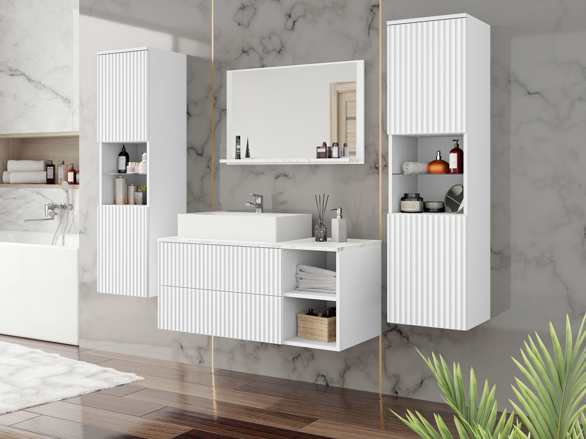 Badezimmer-Set Nauta II