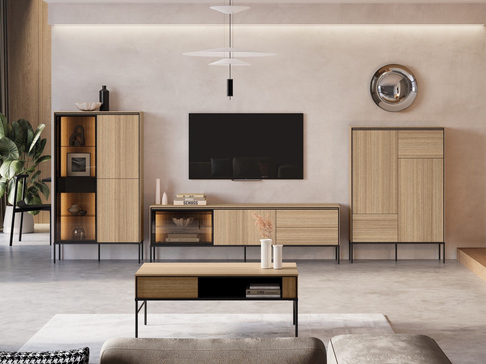 Wohnzimmer-Set Evaliri 110