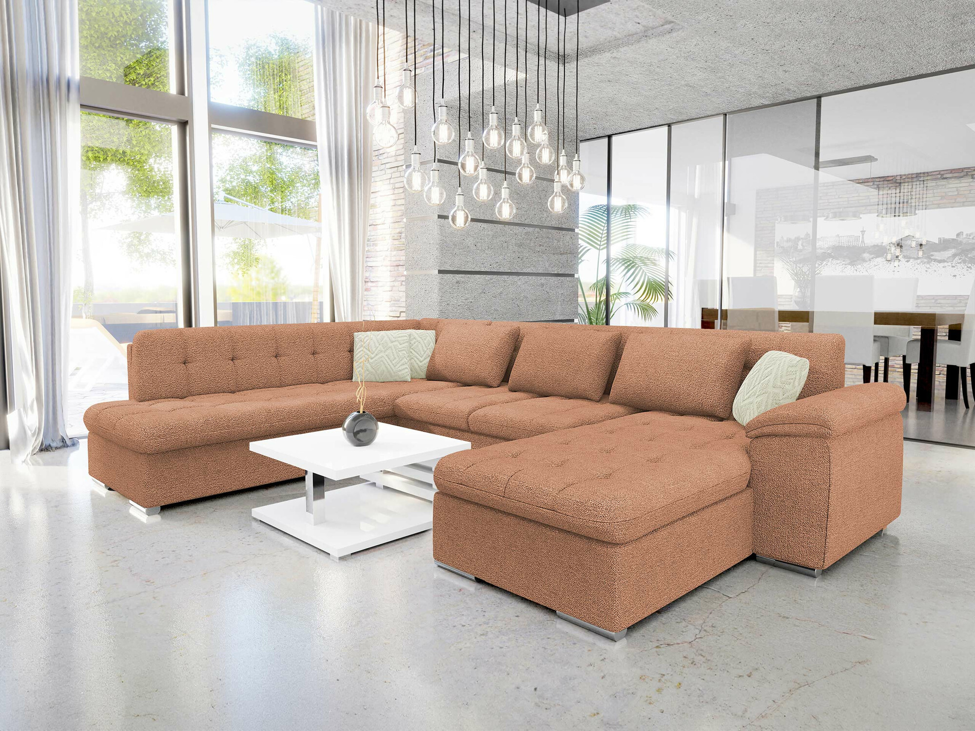 Ecksofa Comfivo Gemma V (Sicuro 35 + Sempre 6)