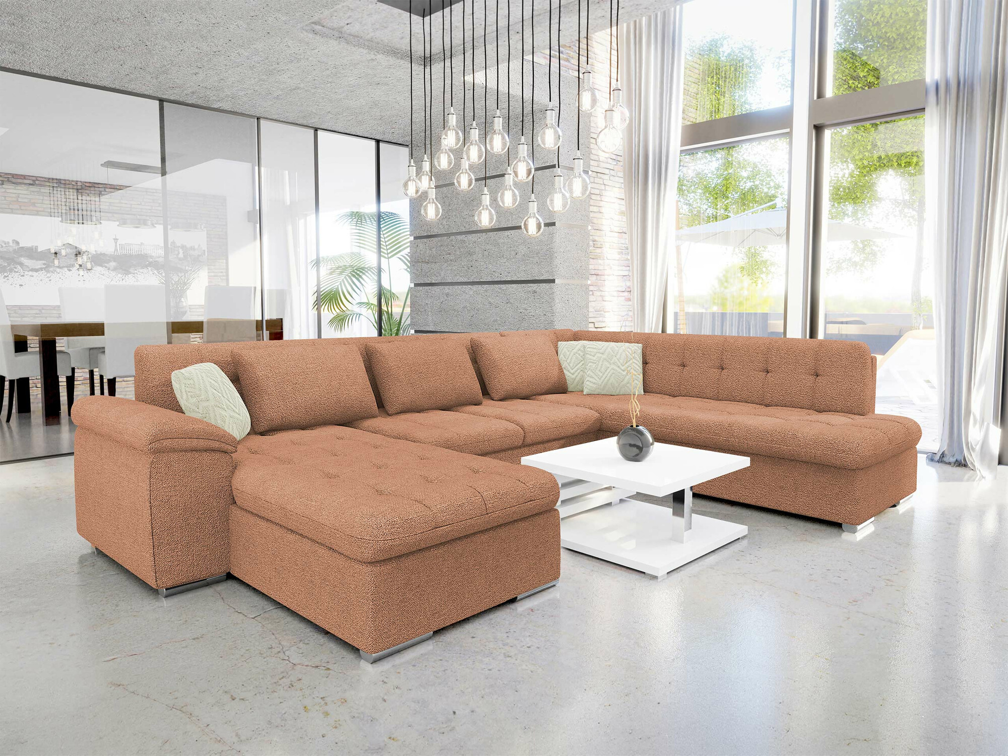 Ecksofa Comfivo Gemma V (Sicuro 35 + Sempre 6)
