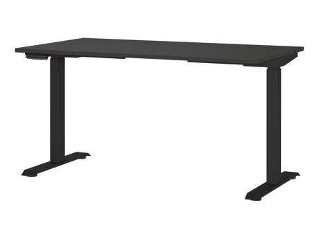 Höhenverstellbarer Schreibtisch Vesbeno 105 (Graphit + Schwarz)