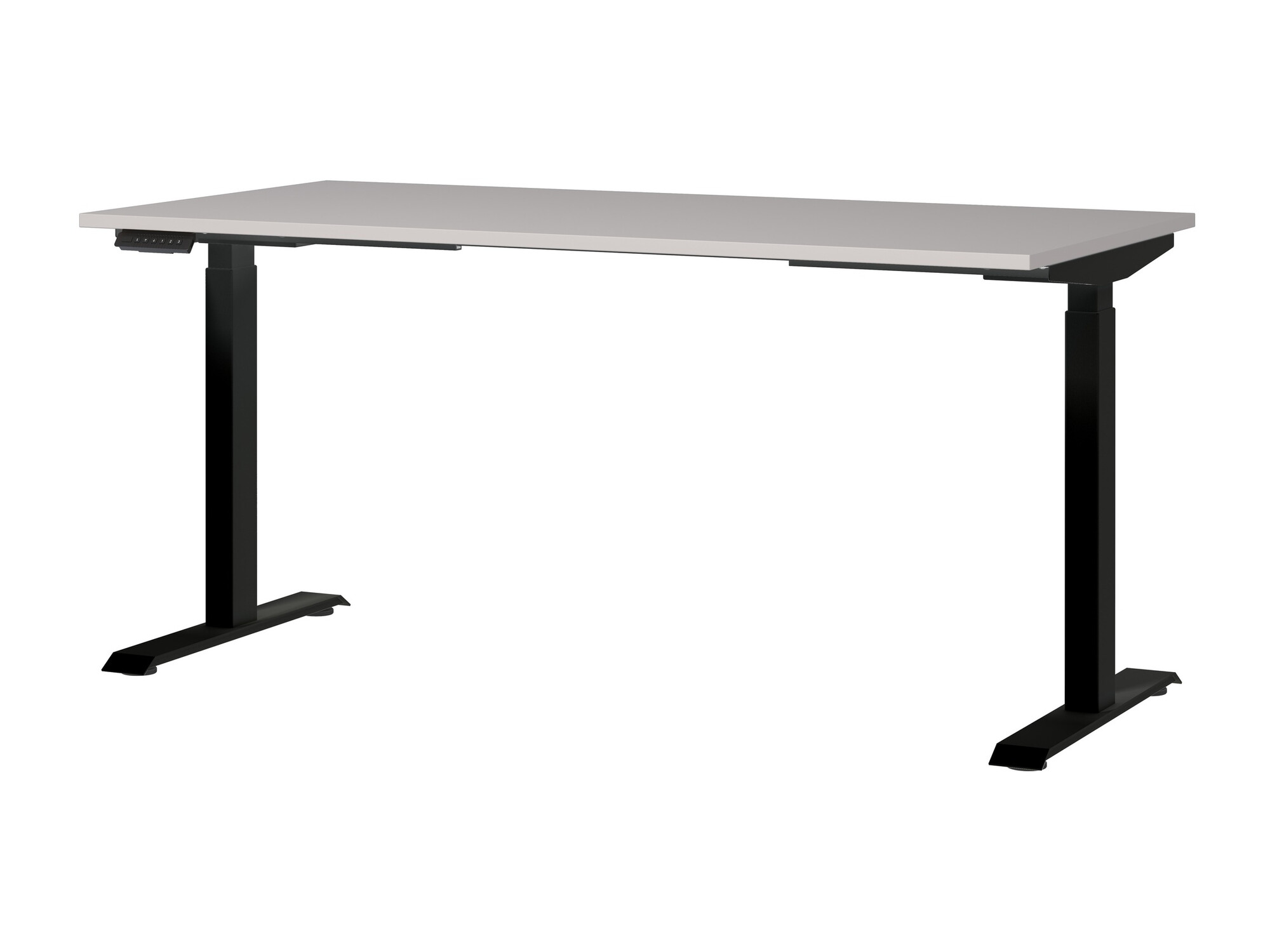 Höhenverstellbarer Schreibtisch Vesbeno 106 (Kaschmir + Schwarz)