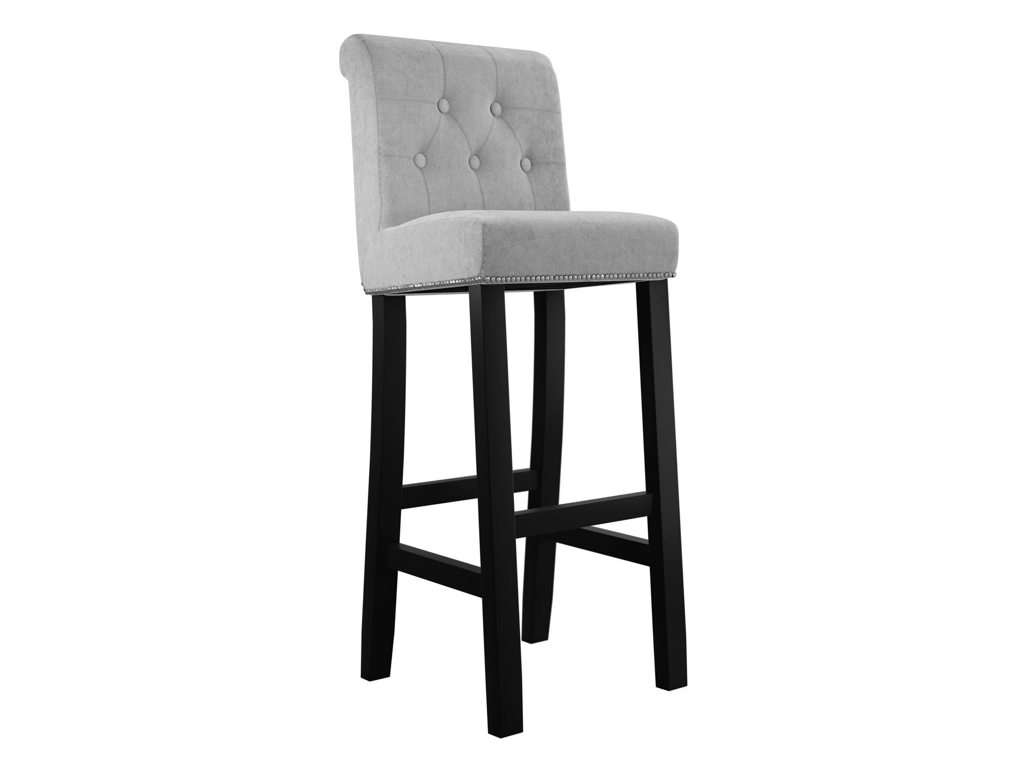 Barstuhl Jackson 100 (Schwarz + Magic Velvet 2240)