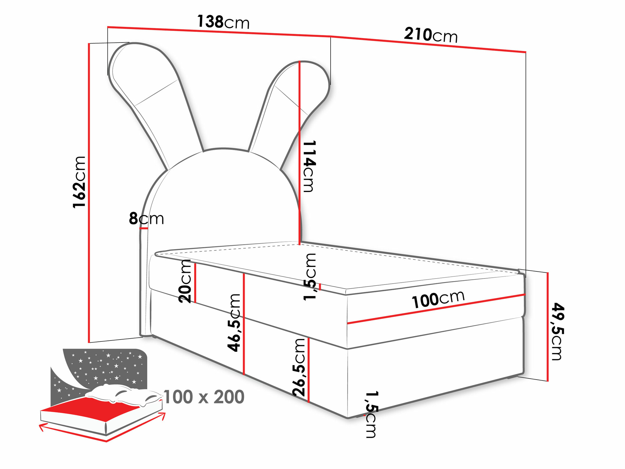 Boxspringbett Stylus (Magic Velvet 2260)