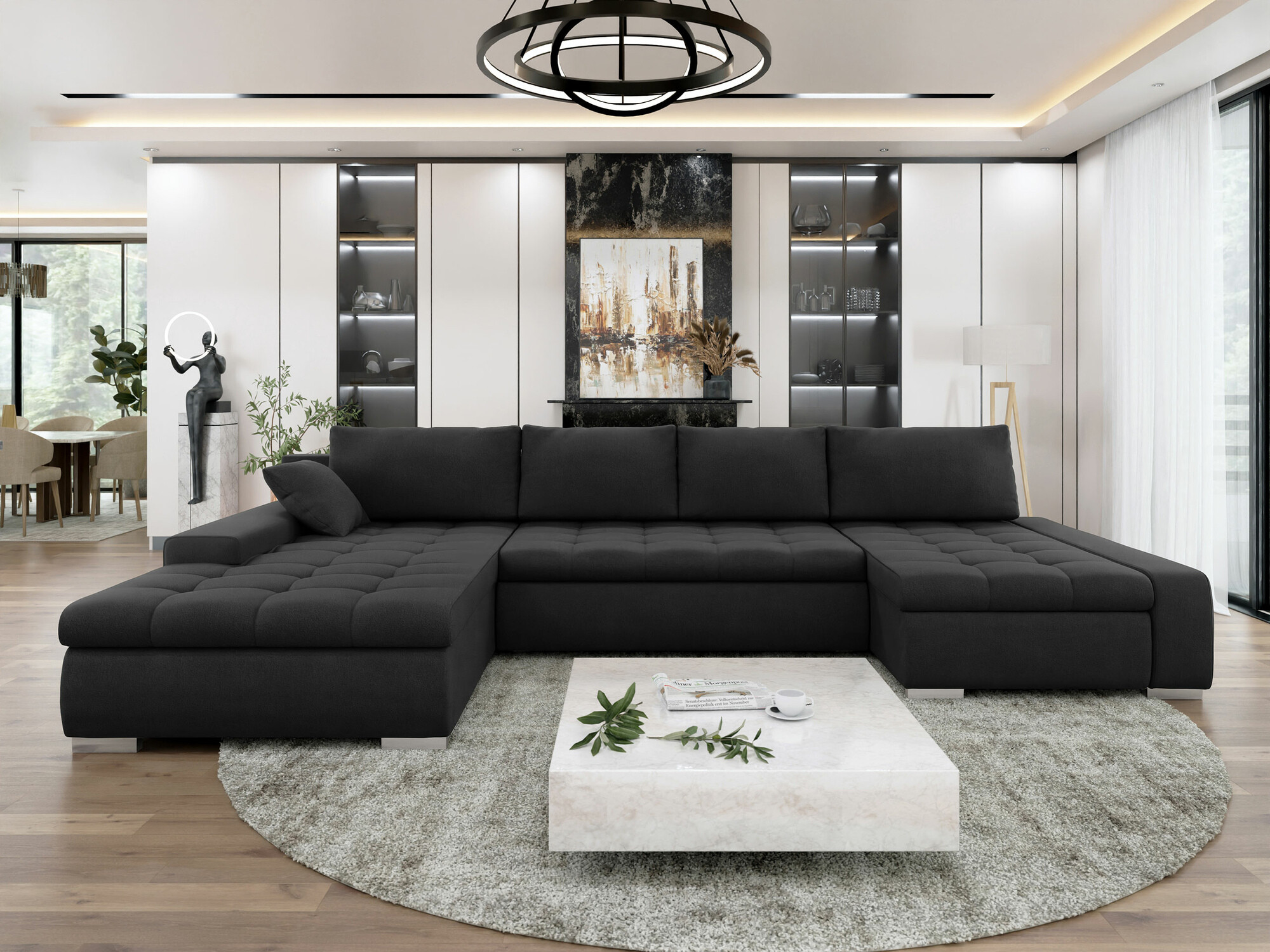 Ecksofa Comfivo Oliva