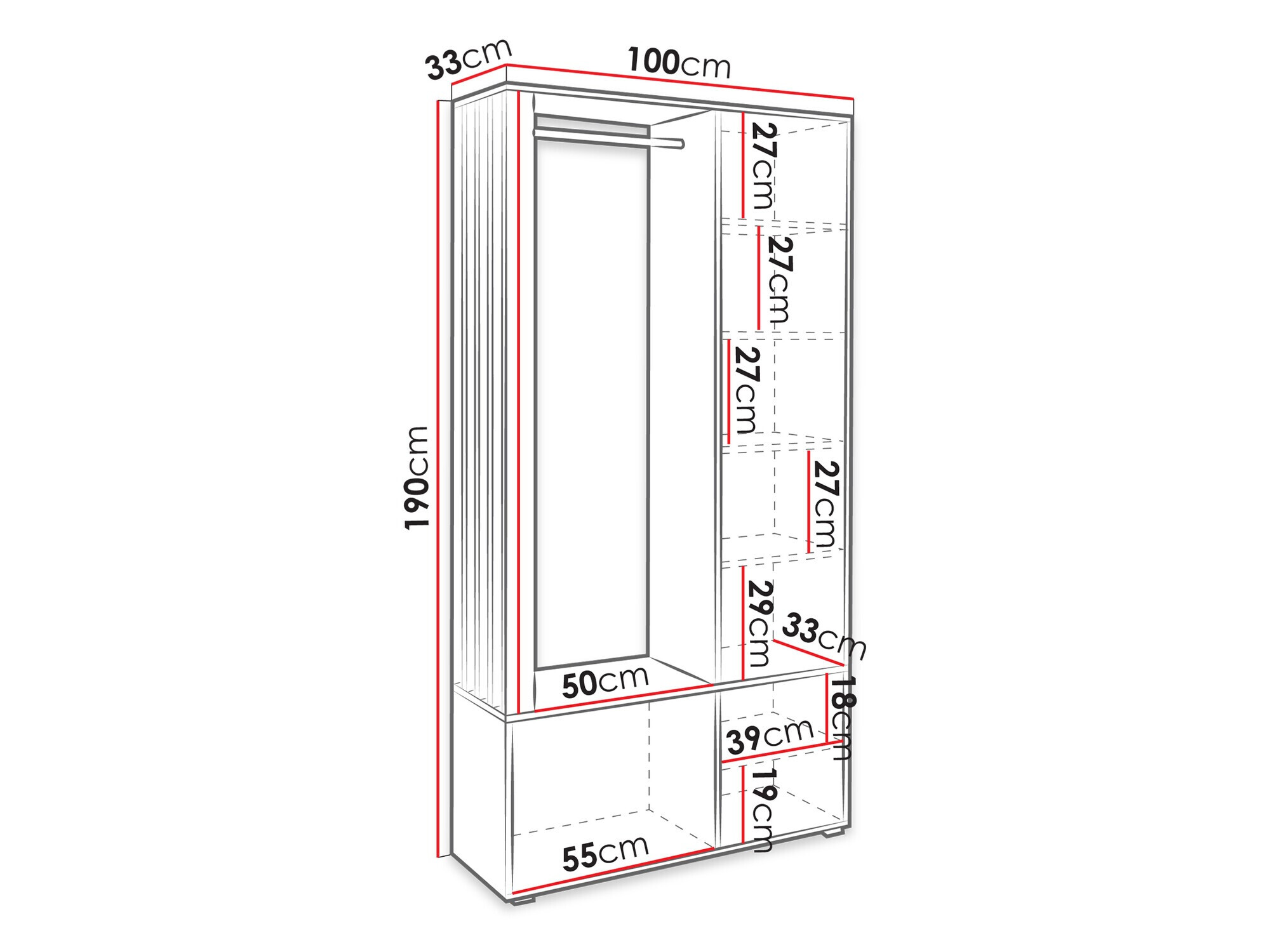 Flurgarnitur Vinea (Kaschmir)