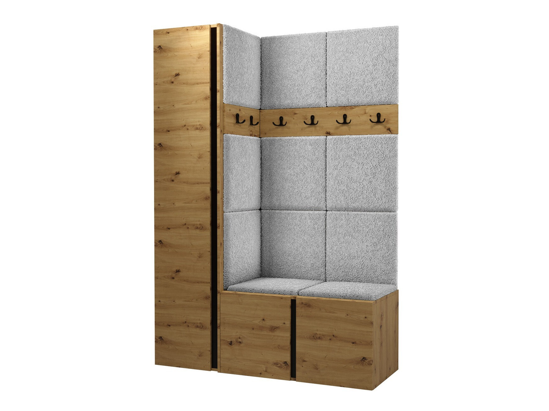 Flurgarnitur Hartford 471 (Artisan Eichenholzoptik)