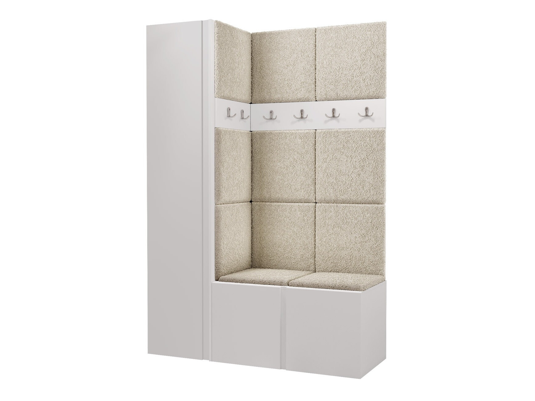 Flurgarnitur Pinis IX (Weiss)