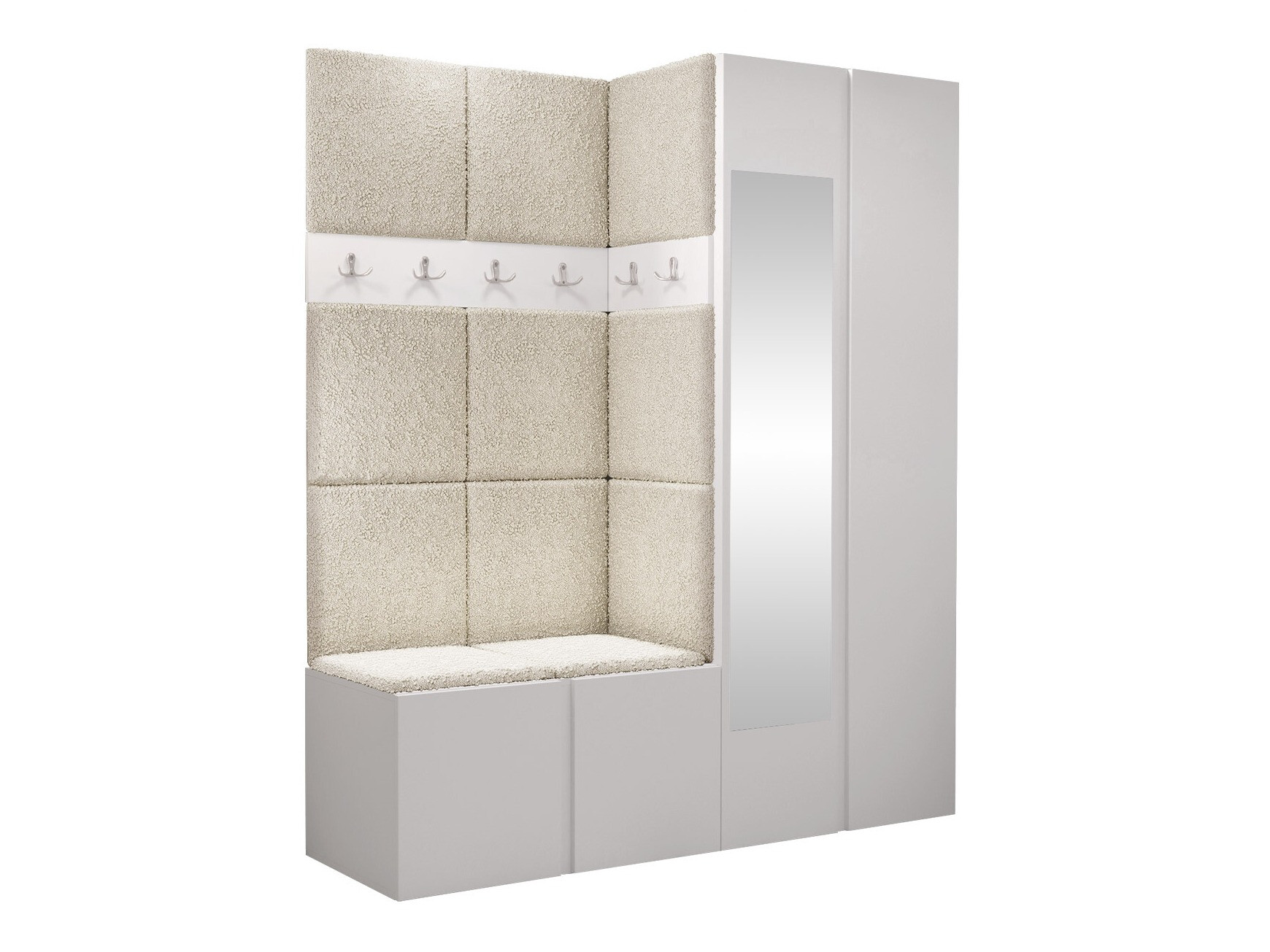 Flurgarnitur Pinis X (Weiss)