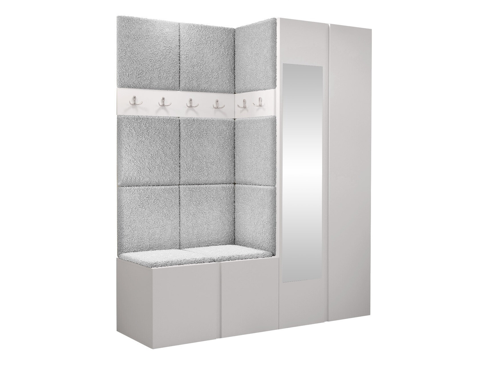 Flurgarnitur Pinis X (Weiss)