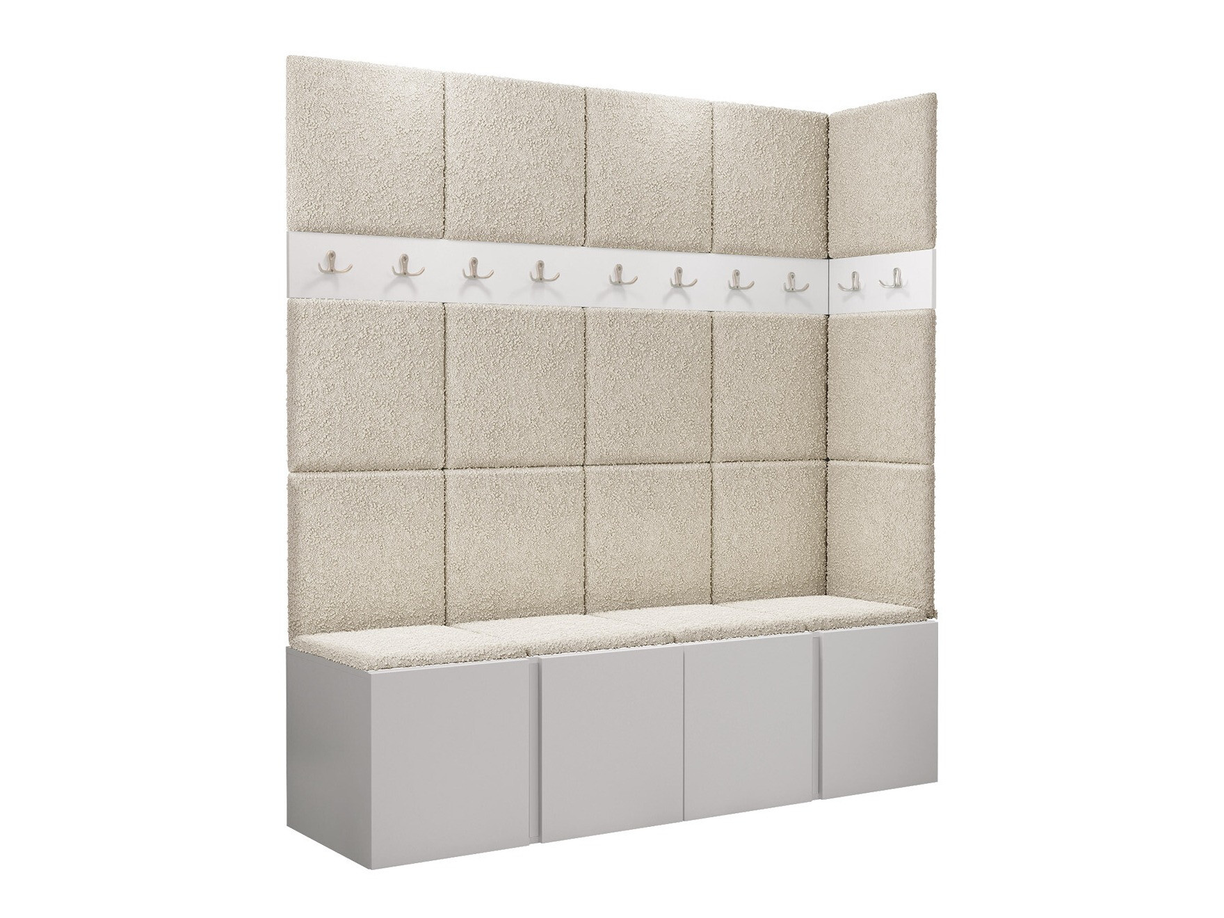 Flurgarnitur Pinis II (Weiss)