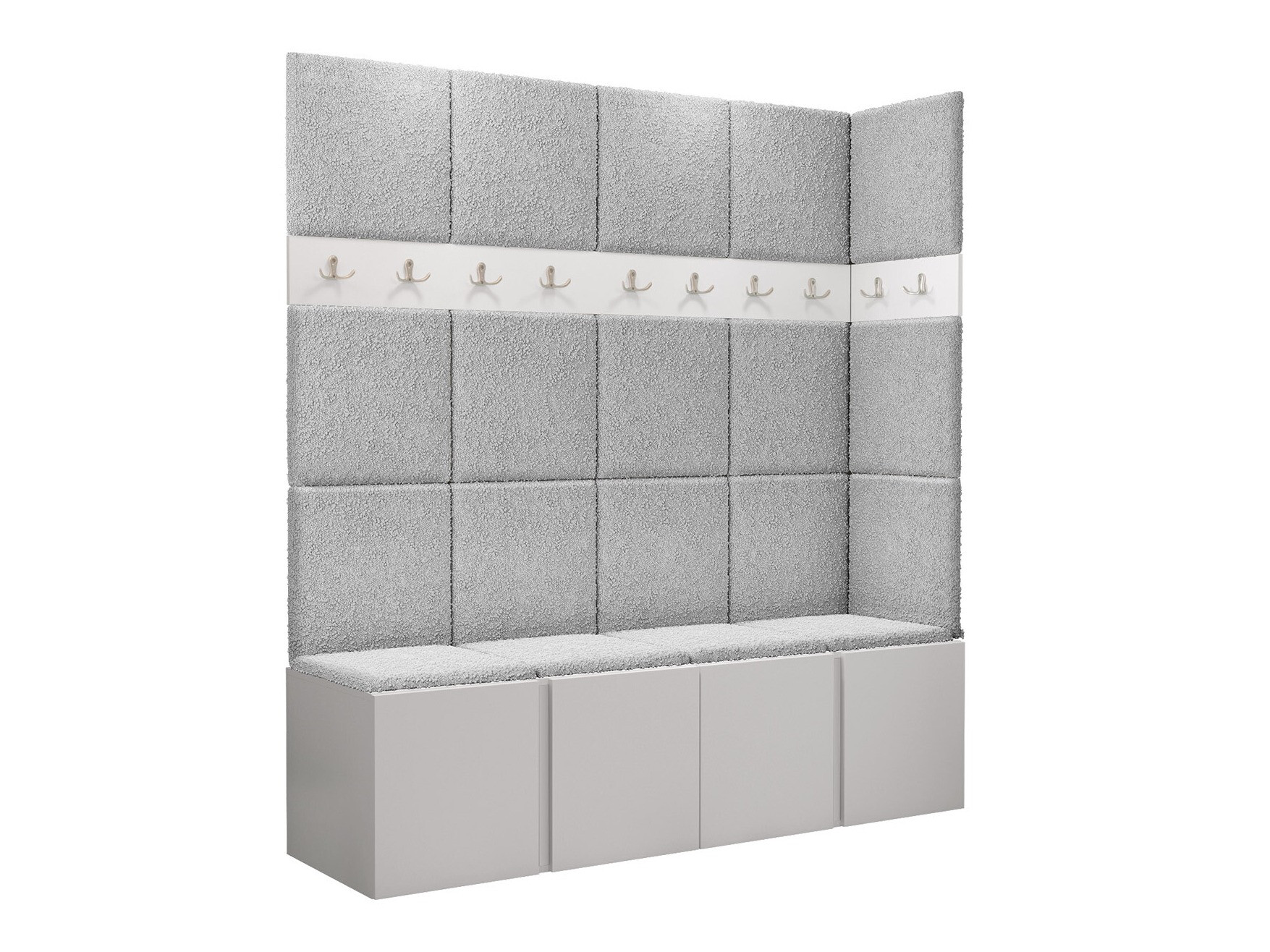 Flurgarnitur Pinis II (Weiss)