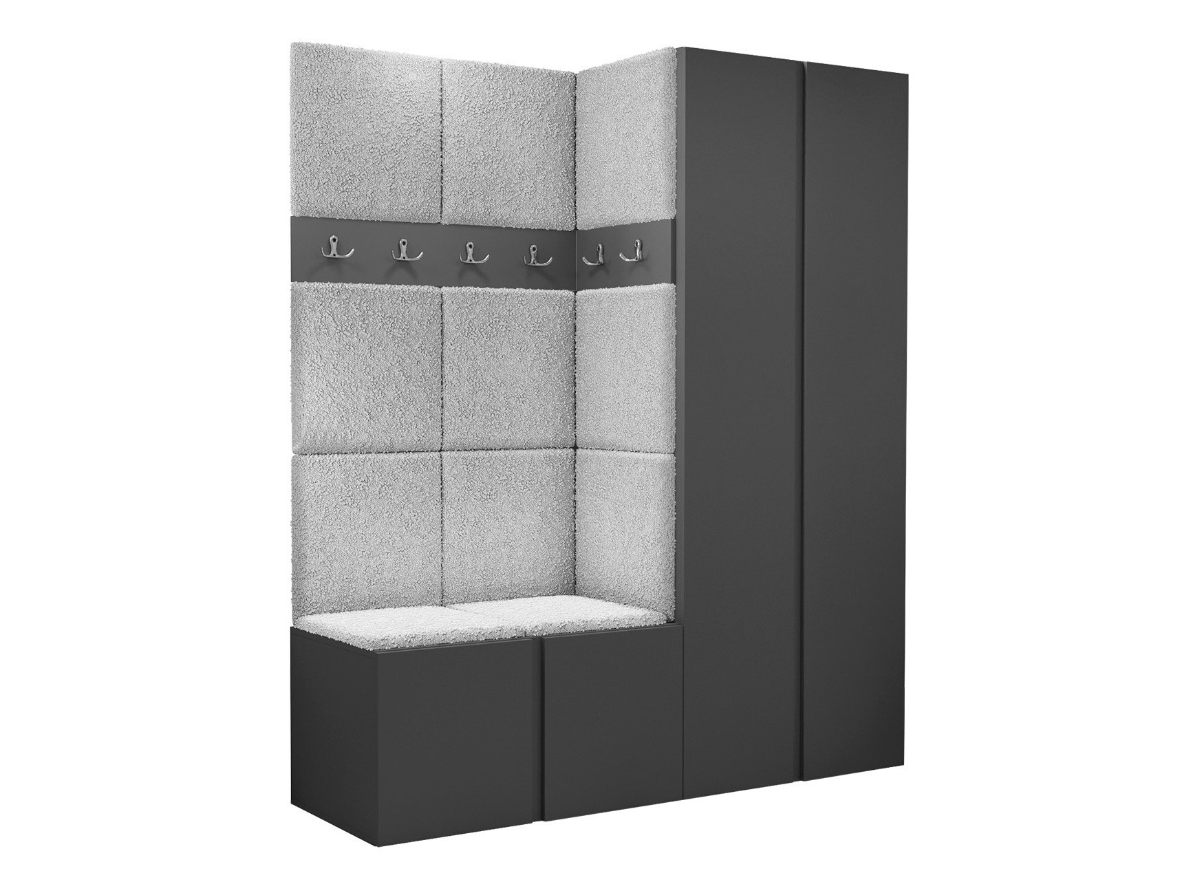 Flurgarnitur Pinis III (Graphit)