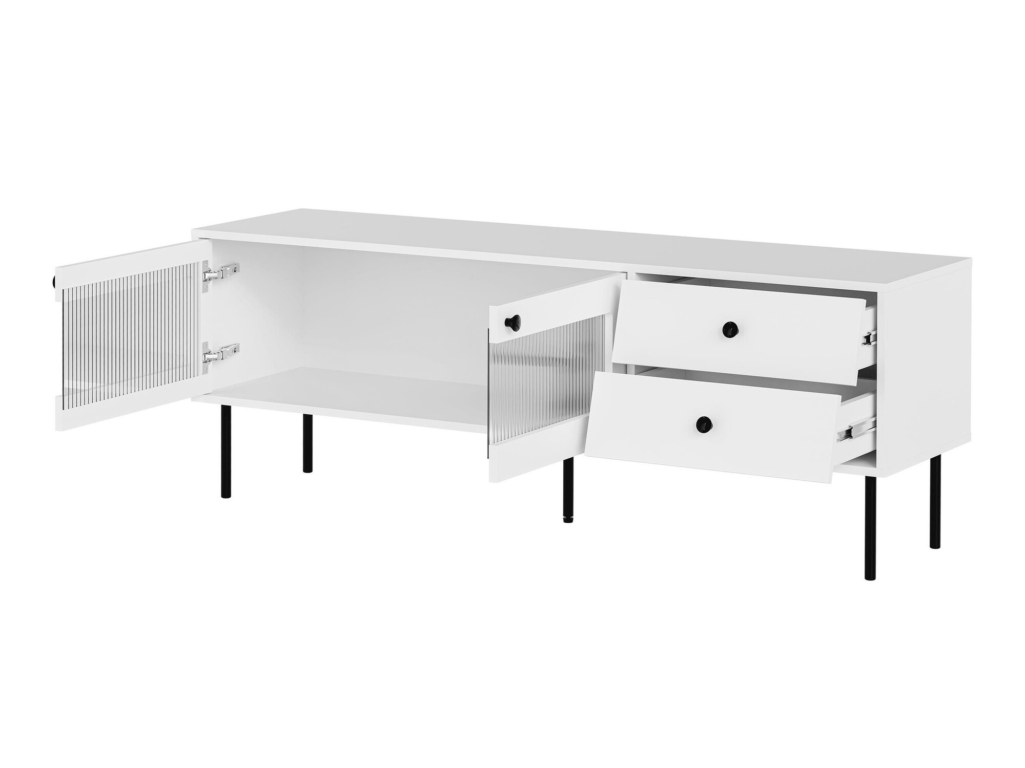 Wohnzimmer-Set Feletri 108 (Weiss)