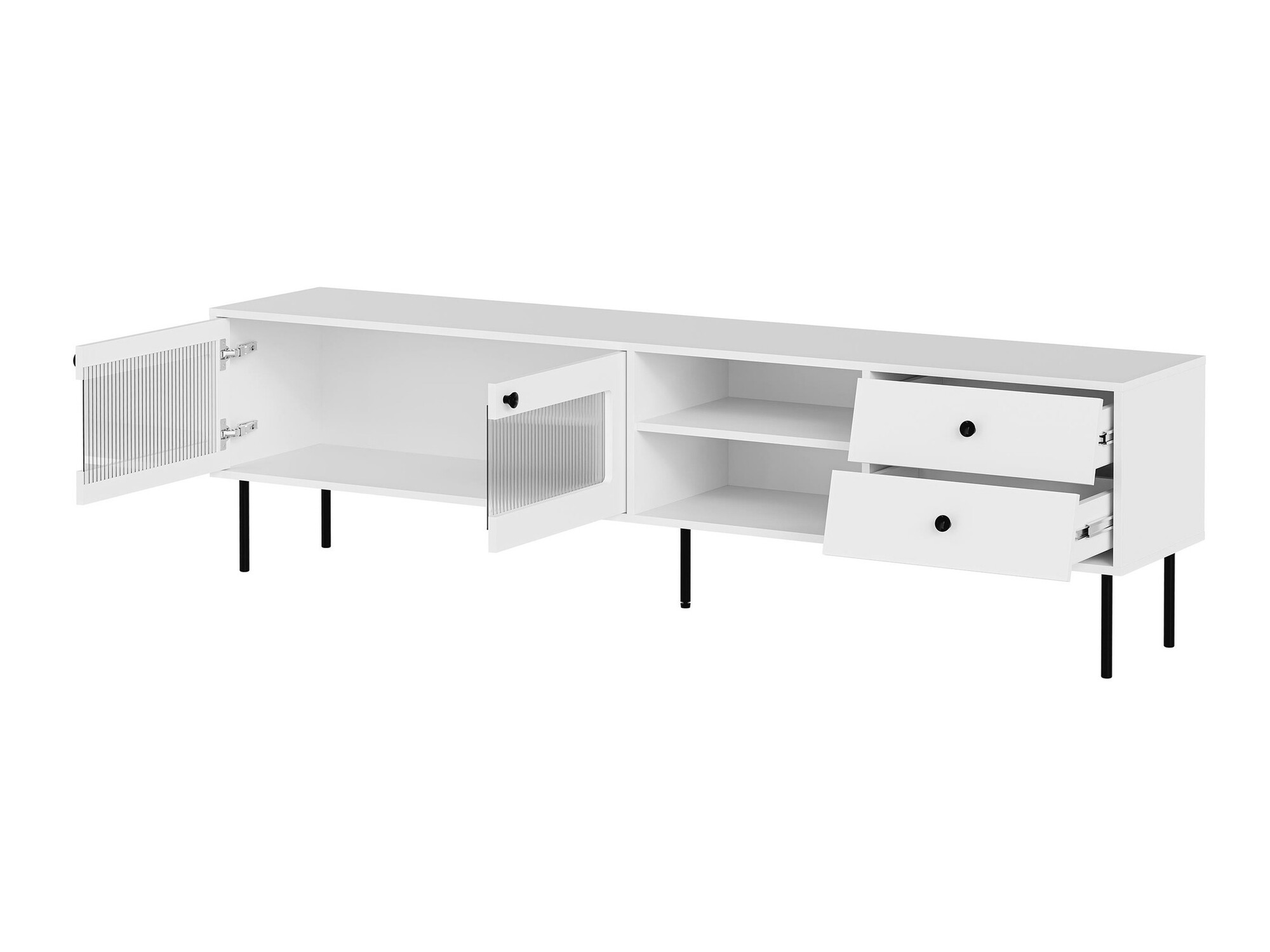 Wohnzimmer-Set Feletri 109 (Schwarz)