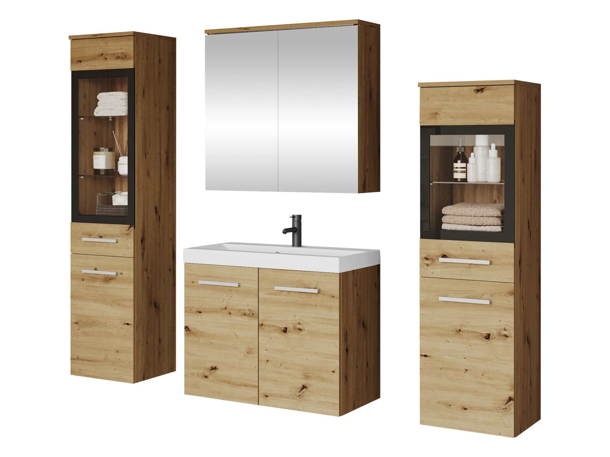 Badezimmer-Set Scientia III (Artisan-Eiche)
