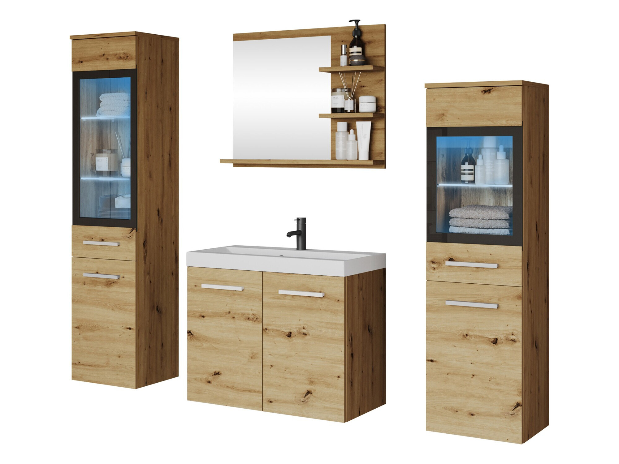 Badezimmer-Set Scientia IV (Artisan-Eiche)