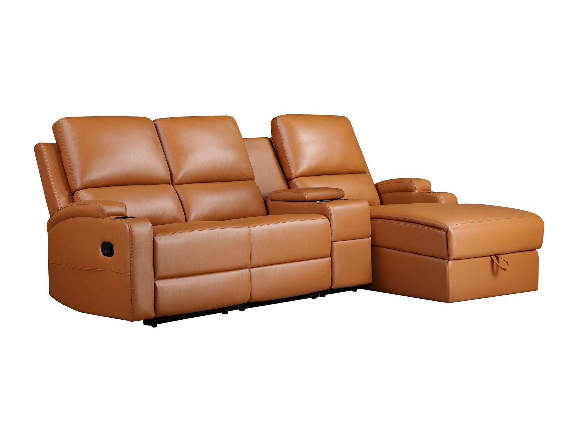 Ecksofa Liegesessel Denton 1368 (Braun)