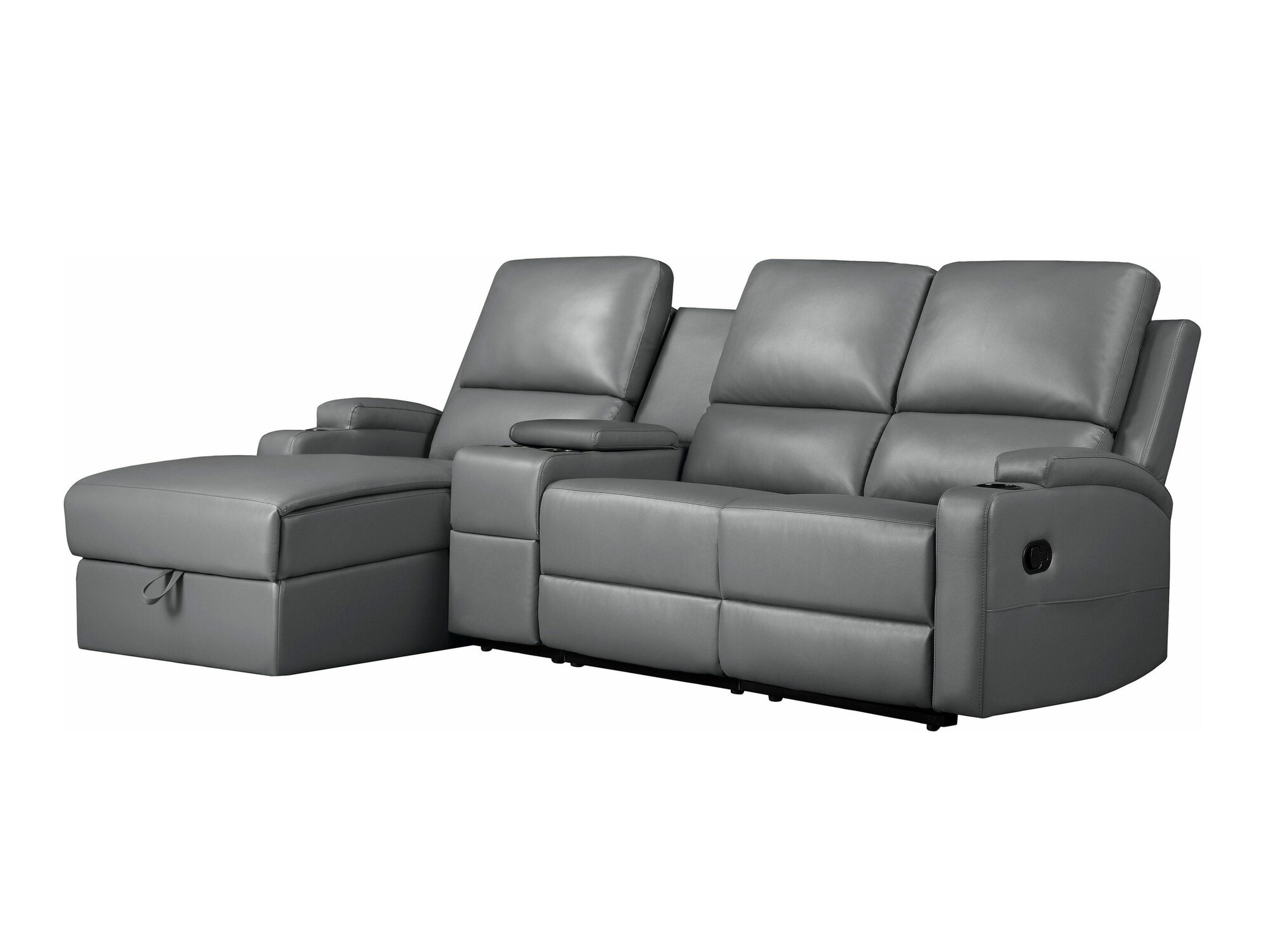 Ecksofa Liegesessel Denton 1368 (Grau)