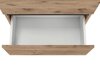 Stehender Badezimmerschrank für ein Waschbecken Soncamu 110 (Eichenholzoptik)