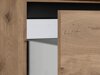 Stehender Badezimmerschrank für ein Waschbecken Soncamu 110 (Eichenholzoptik)