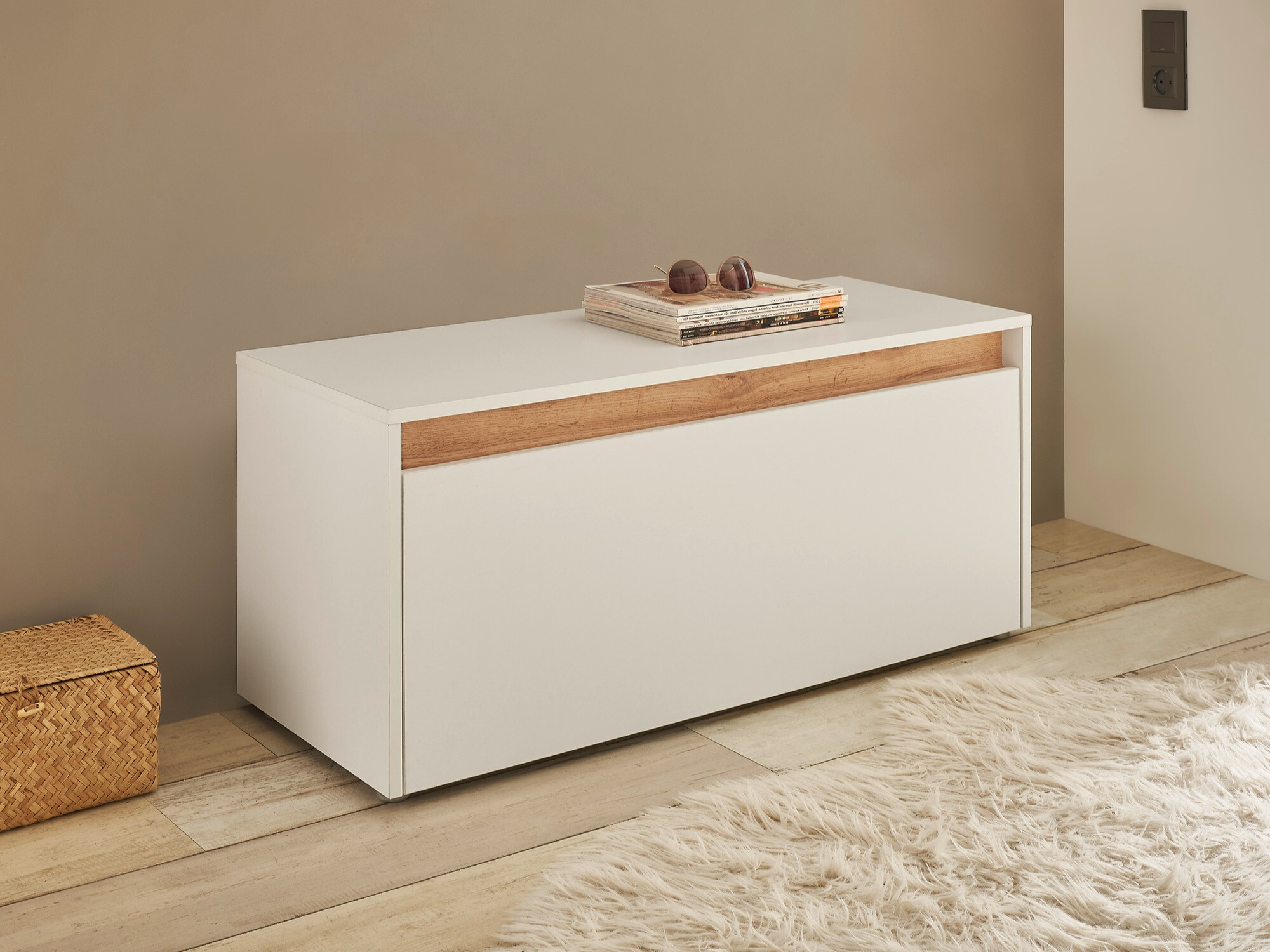 Schuhschrank Elbsori 163 (Weiss)