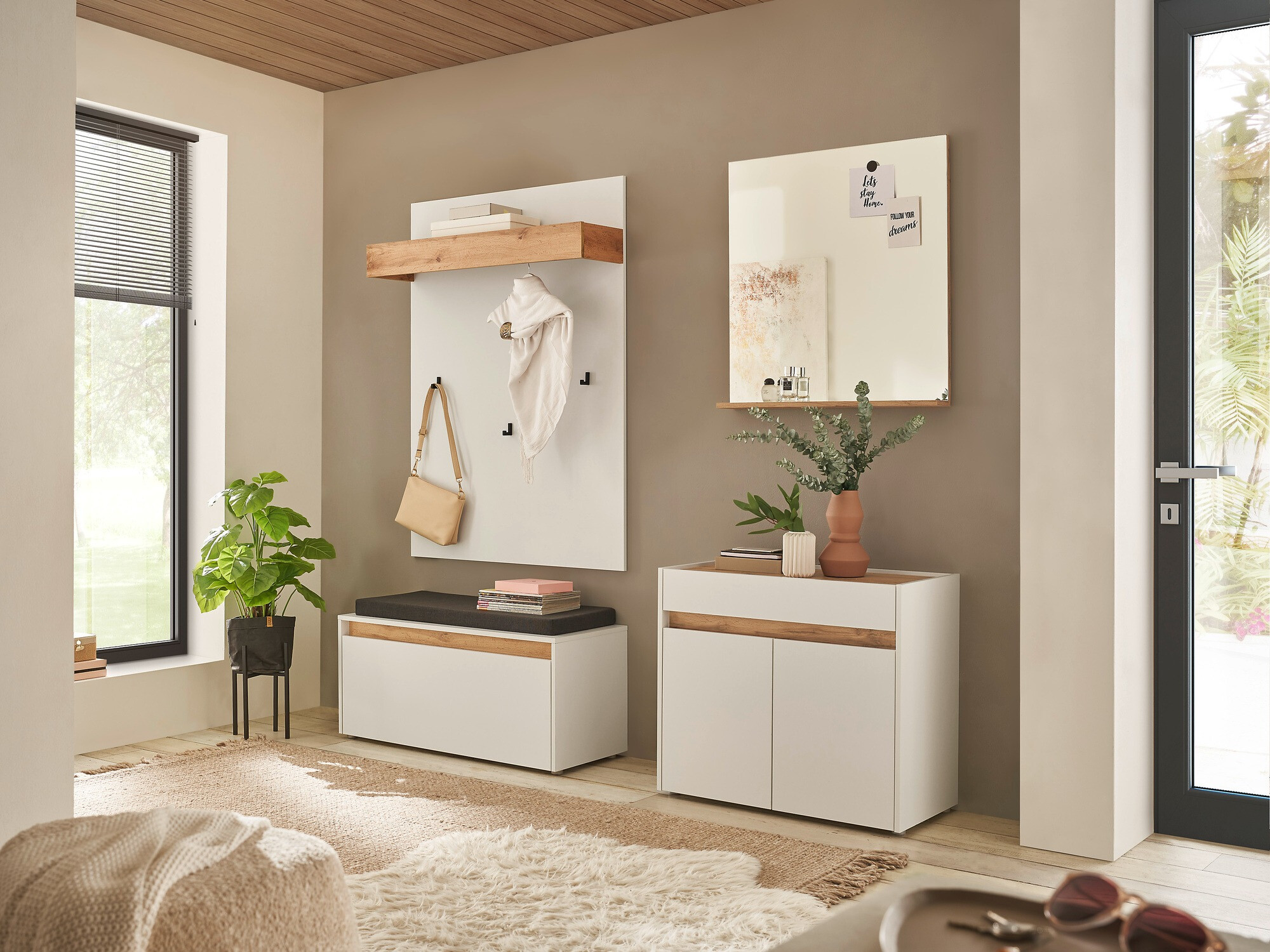 Schuhschrank Elbsori 163 (Weiss)