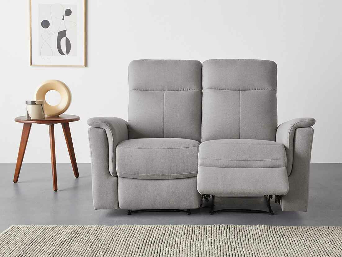 Sofa mit Liegefunktion Fivmelu 101 (Hellgrau)